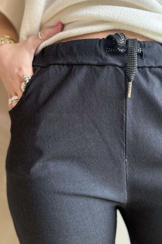 Luxury Raw Kick Magic Jean Black Denim 